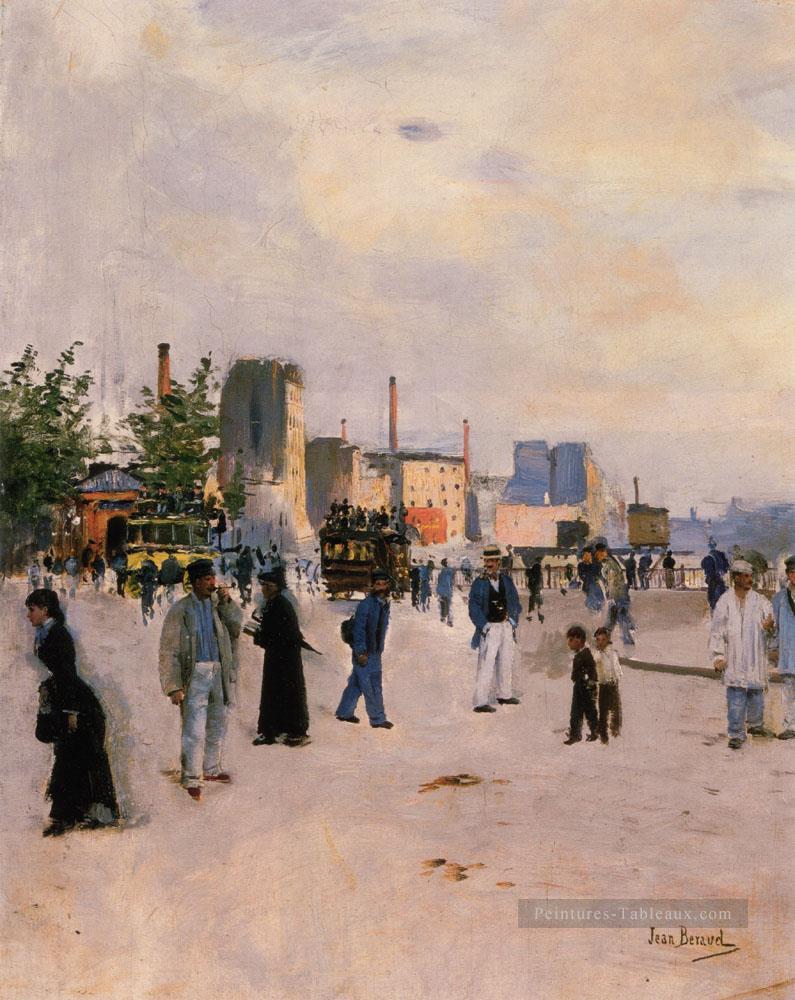 Une promenade matinale Jean Béraud Peintures à l'huile